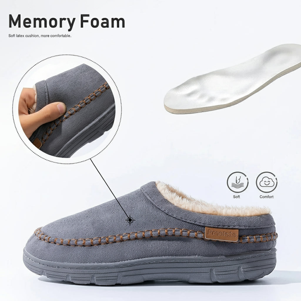 Pmoiste Soft Faux Suede House Slippers