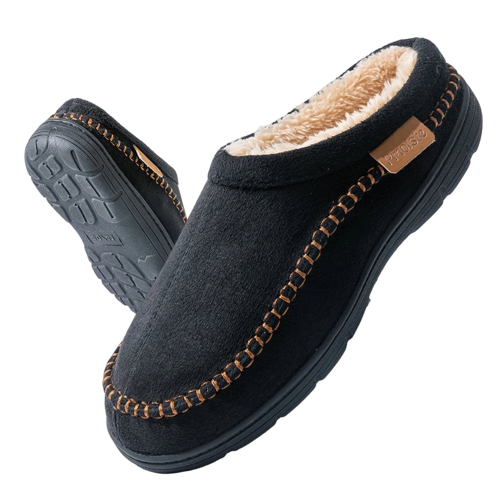 Pmoiste Soft Faux Suede House Slippers