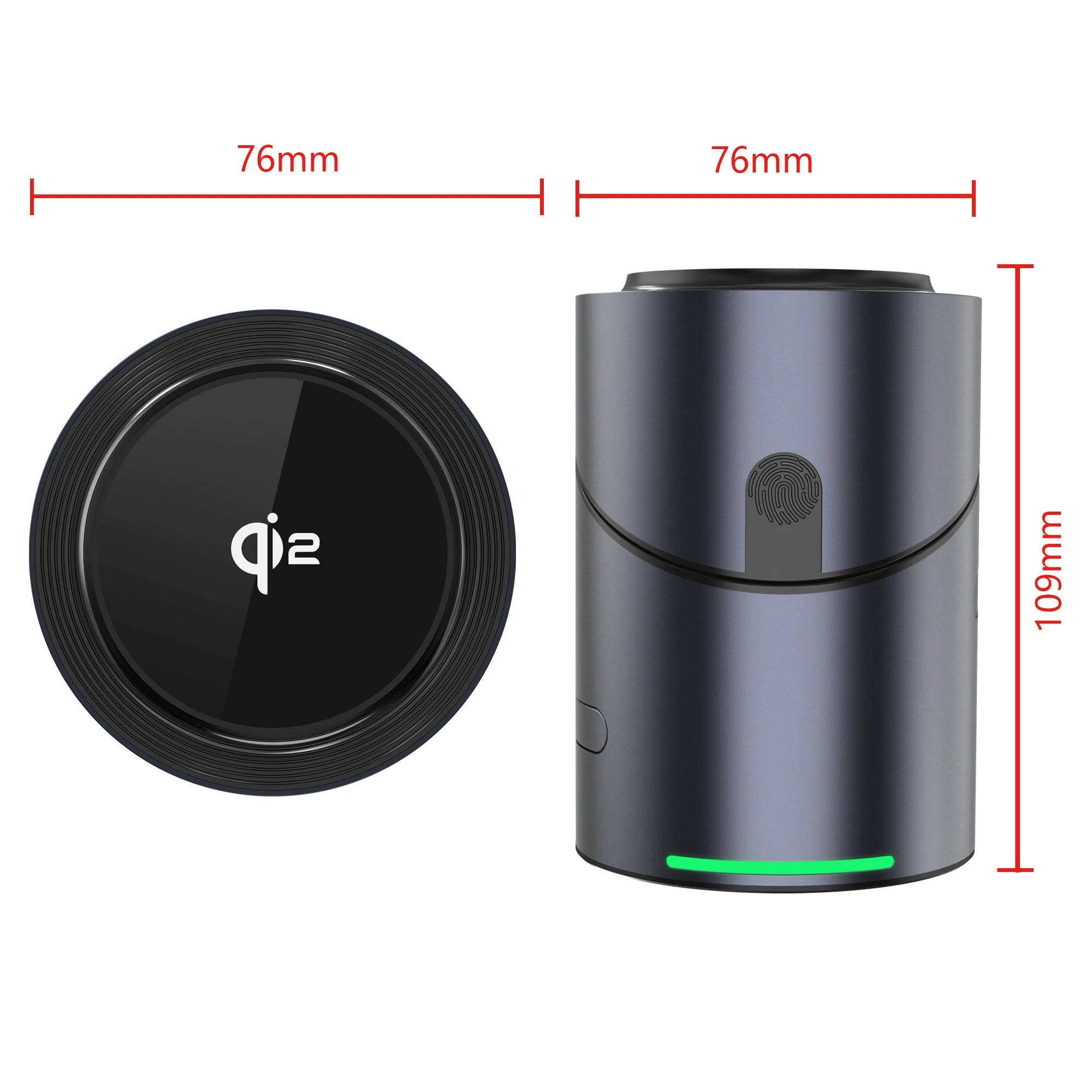 Qi2 Magnetic Wireless Charger Fast Charger 3-in-1