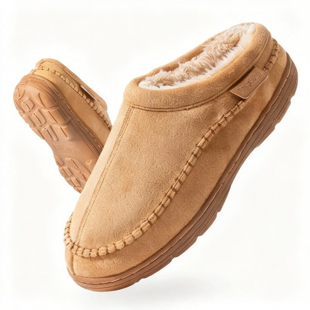 Pmoiste Soft Faux Suede House Slippers