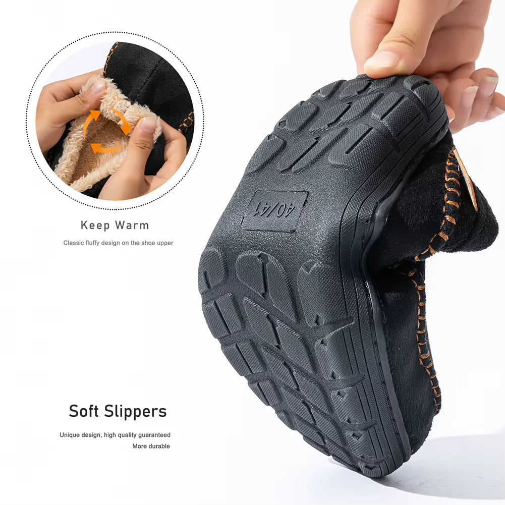 Pmoiste Soft Faux Suede House Slippers